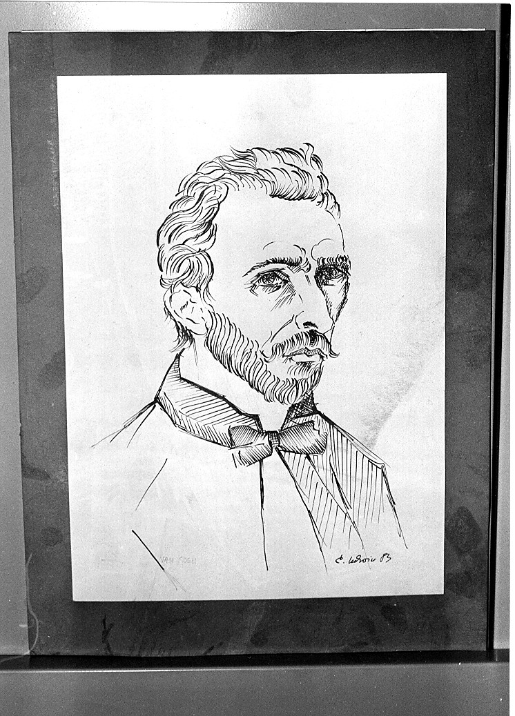 Van Gogh (disegno) di Udroiu Constantin (sec. XX)