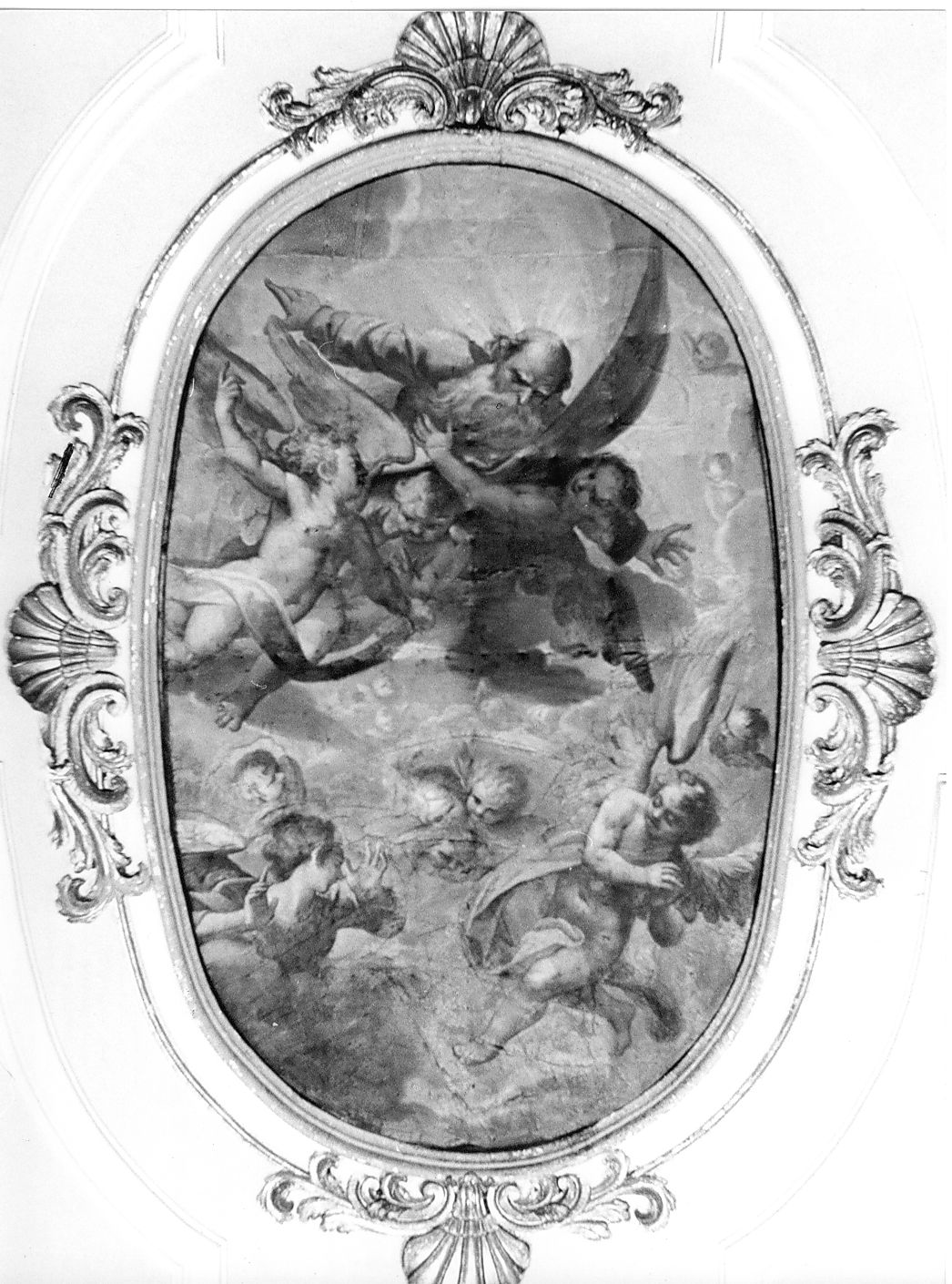 Dio Padre (dipinto) di Bedeschini Giulio Cesare (sec. XVII)