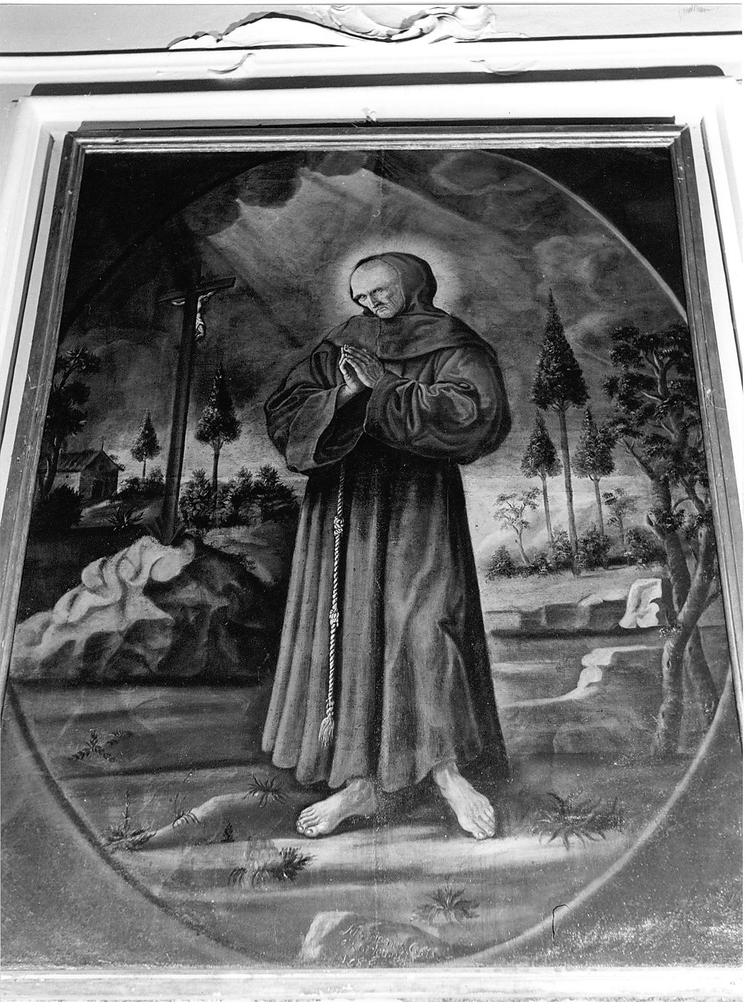 Santo francescano (dipinto) di Cefis Mariano (sec. XVIII)