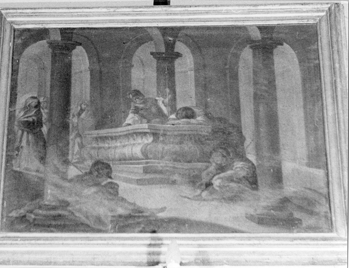 stazione XIV: Gesù deposto nel sepolcro (dipinto, serie) - ambito abruzzese (seconda metà sec. XVI)