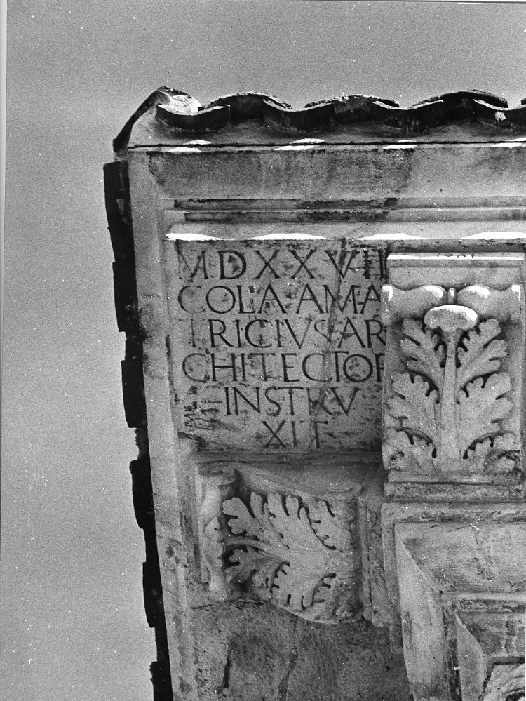 lapide - ambito Italia centrale (sec. XVI)