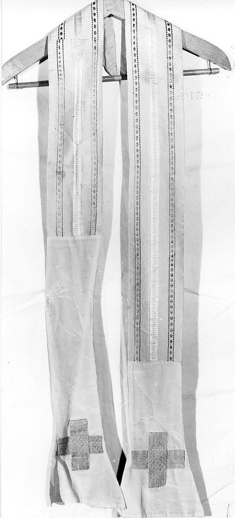 stola, opera isolata - manifattura italiana (ultimo quarto sec. XVIII)