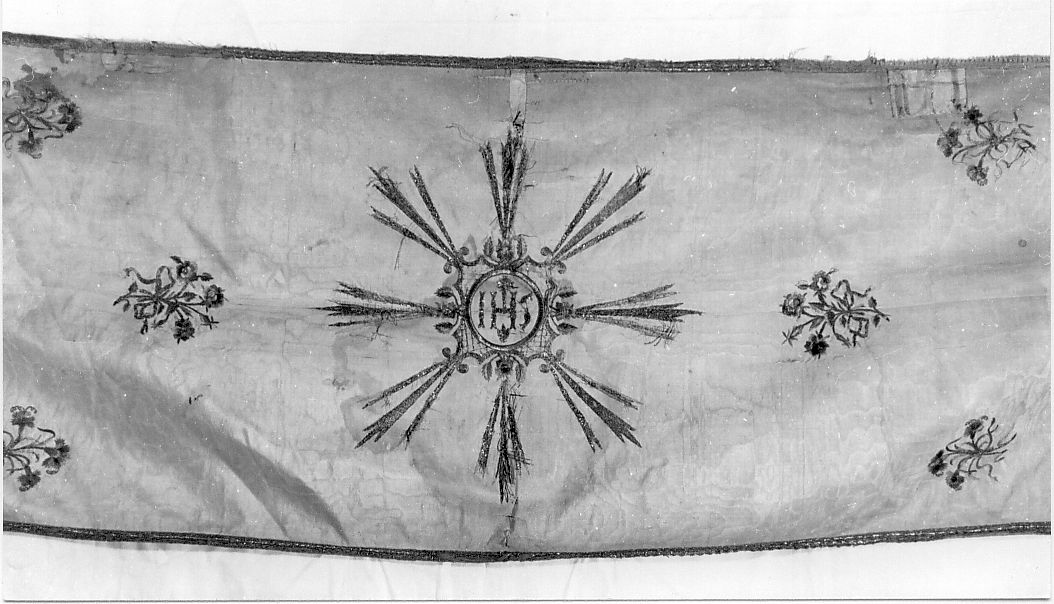 velo omerale, opera isolata - manifattura italiana (prima metà sec. XIX)