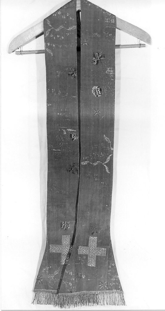 stola, opera isolata - manifattura italiana (terzo quarto sec. XVIII)