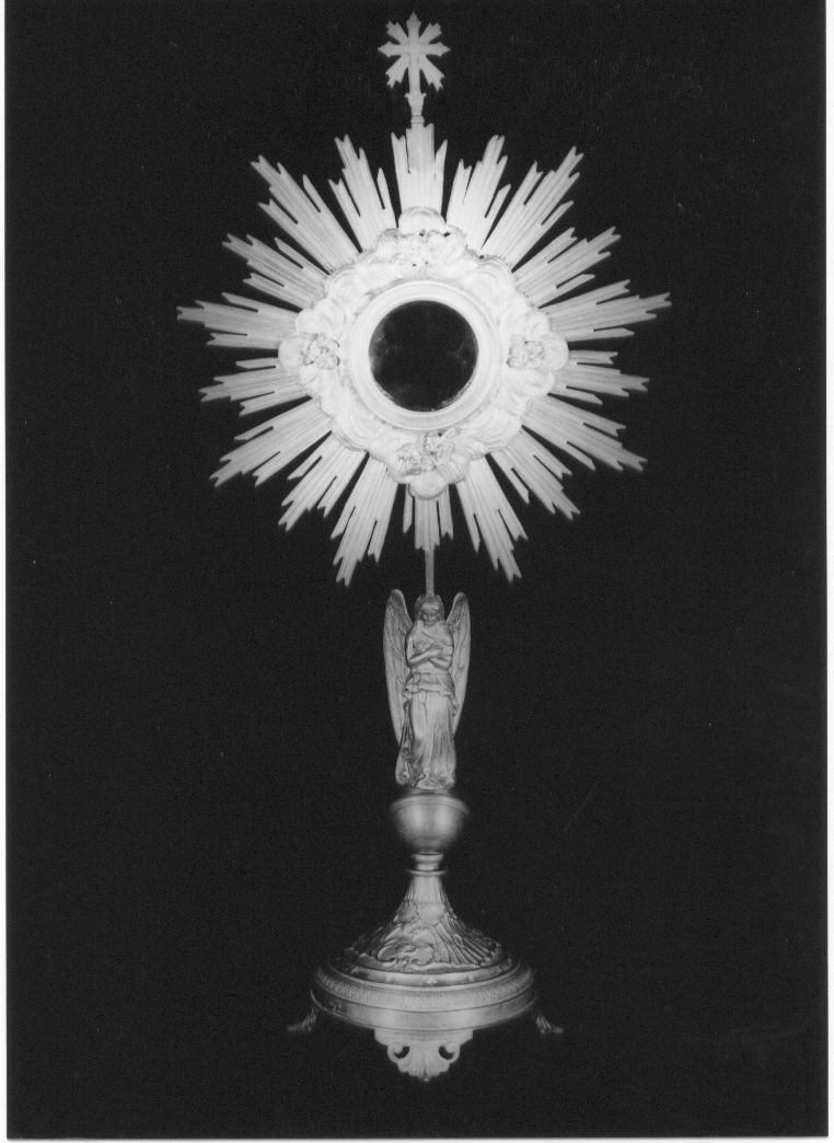 ostensorio, opera isolata - bottega Italia centrale (sec. XX)