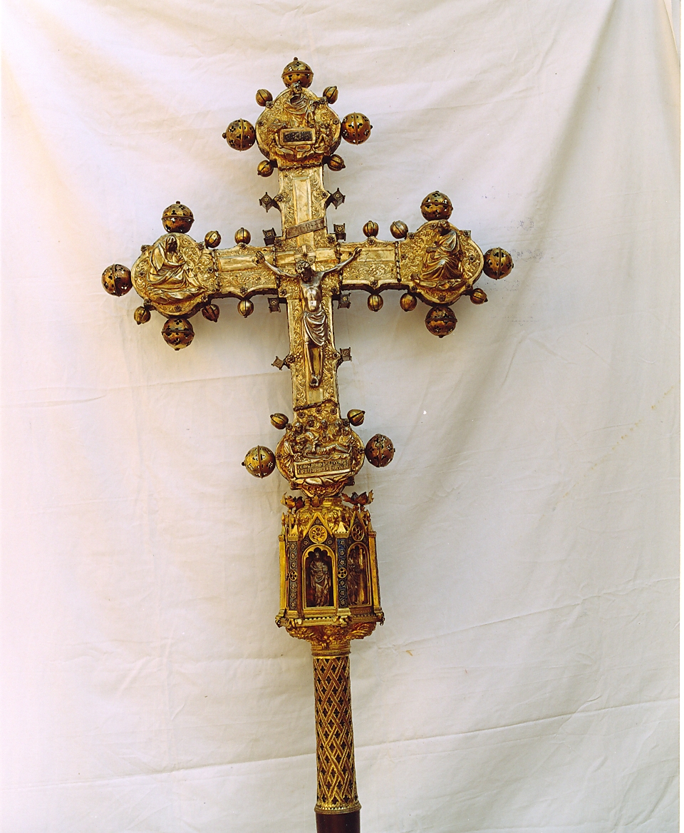 croce processionale, opera isolata di Nicola da Guardiagrele (attribuito) (sec. XV)