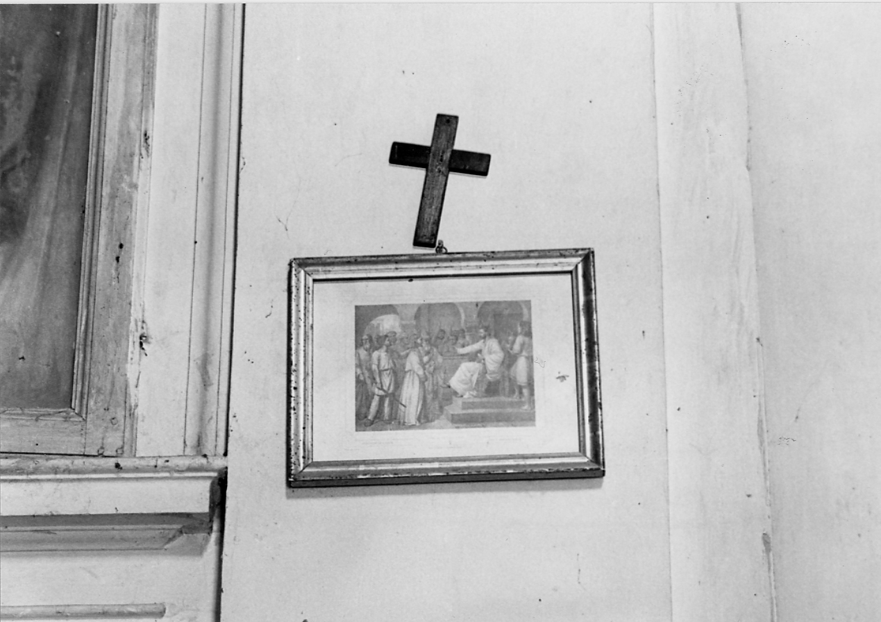 stazione I: Gesù condannato a morte (stampa) - ambito abruzzese (secc. XIX/ XX)