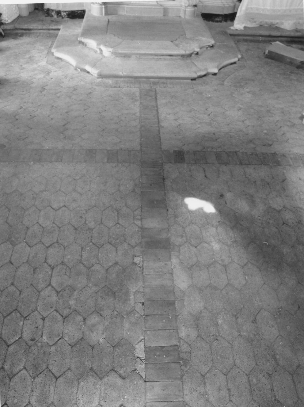 pavimento a mattonelle - bottega Italia meridionale (sec. XVIII)