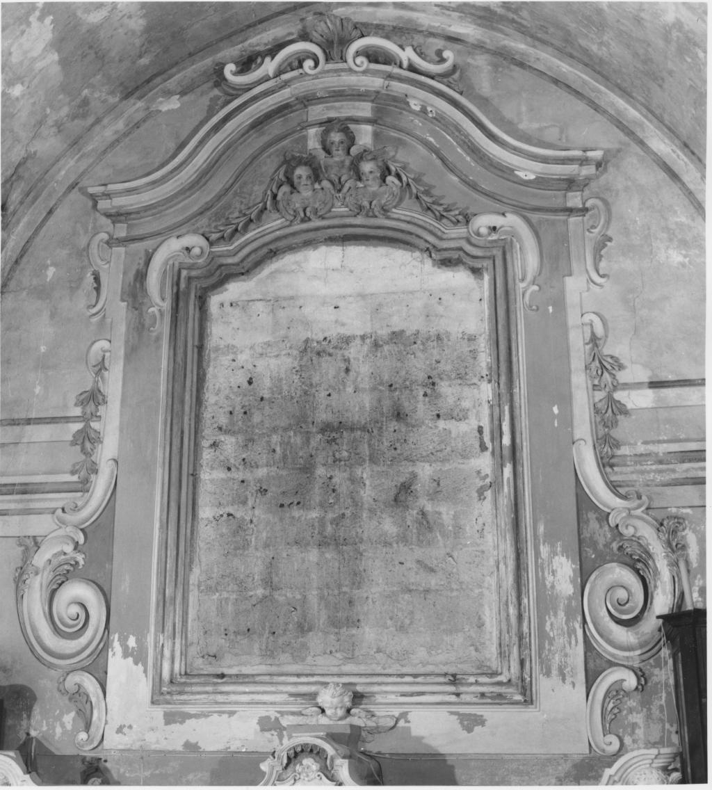 cornice a impostazione architettonica di dipinto - bottega Italia meridionale (sec. XVIII)