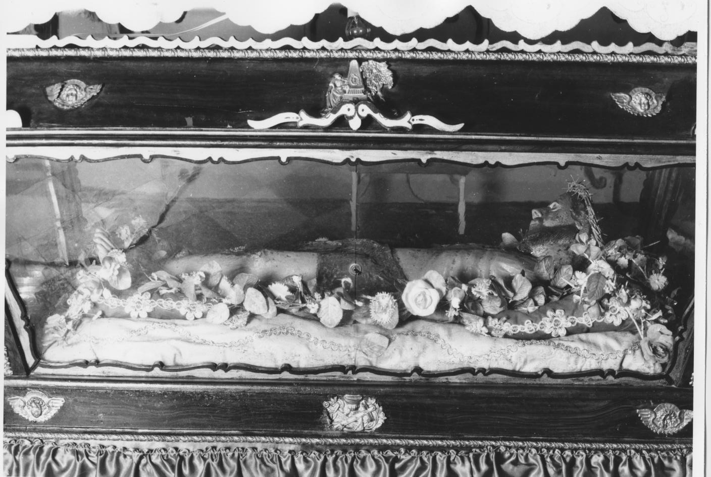 Cristo morto (statua) - bottega leccese (seconda metà sec. XIX)