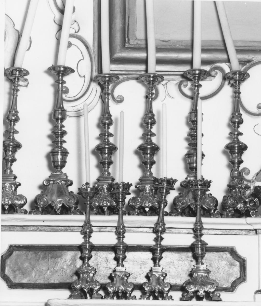 candeliere, serie - bottega Italia meridionale (seconda metà sec. XIX)