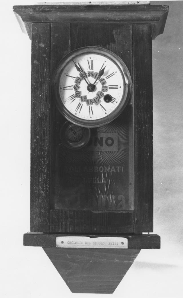 orologio - bottega Italia meridionale (sec. XIX)