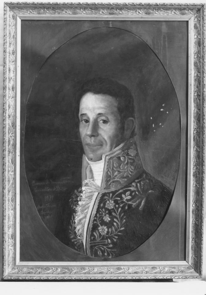 ritratto del Barone Don Gennaro Ferrara (dipinto) di Ferrara Onofrio (attribuito) (sec. XX)