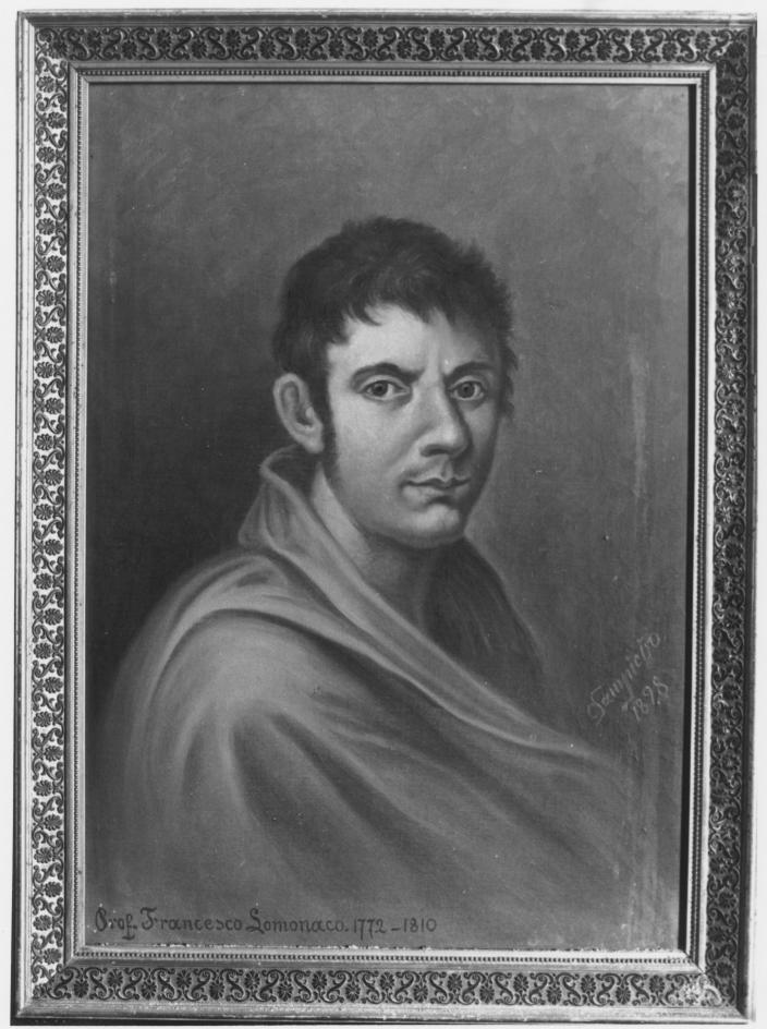 Ritratto del Prof. Francesco Lomonaco (dipinto) di Sampietro Cosimo Damiano (attribuito) (sec. XIX)