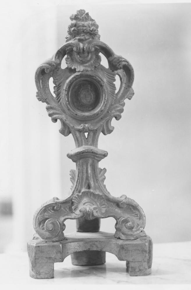 reliquiario - a ostensorio - bottega lucana (sec. XIX)