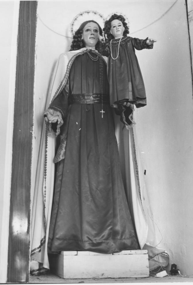 Madonna del Rosario (statua) - bottega Italia meridionale (seconda metà sec. XIX)