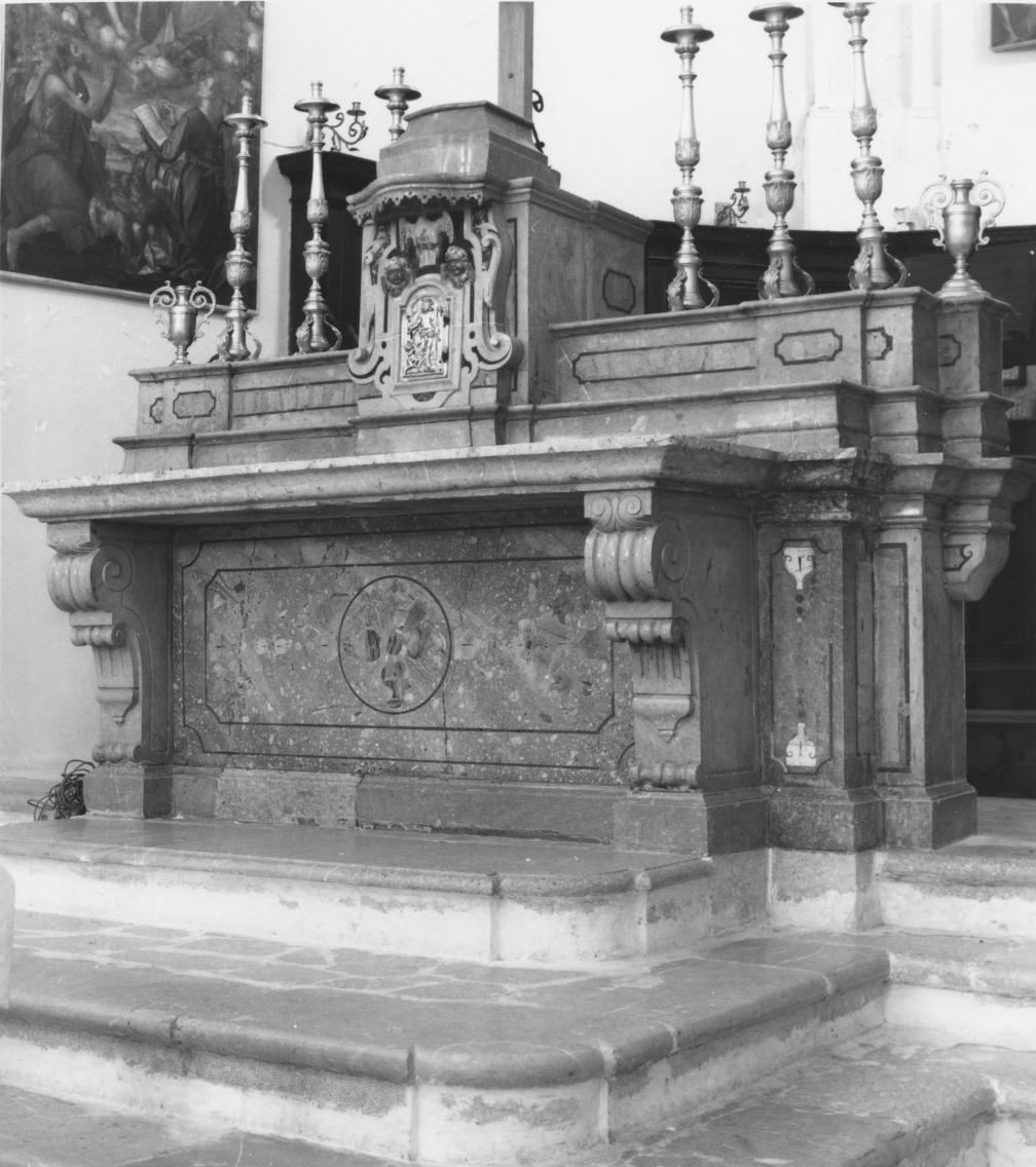 altare maggiore - bottega Italia meridionale (seconda metà sec. XVIII)