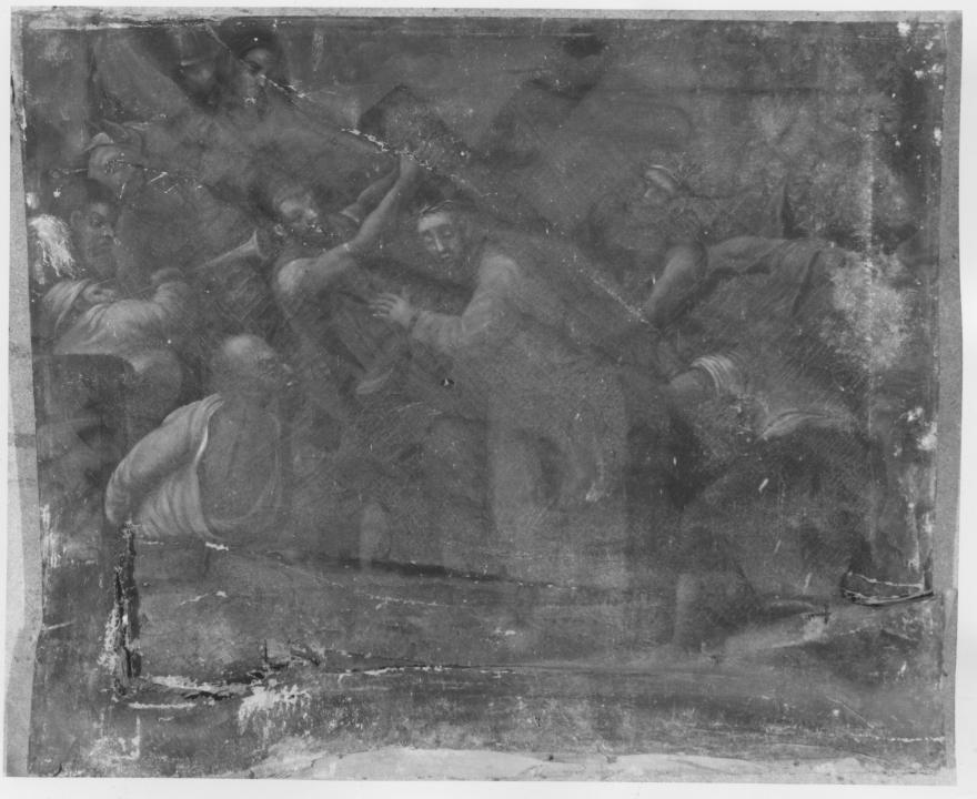 salita di Cristo al monte Calvario (Via Crucis, ciclo) - ambito Italia meridionale (seconda metà sec. XVIII)