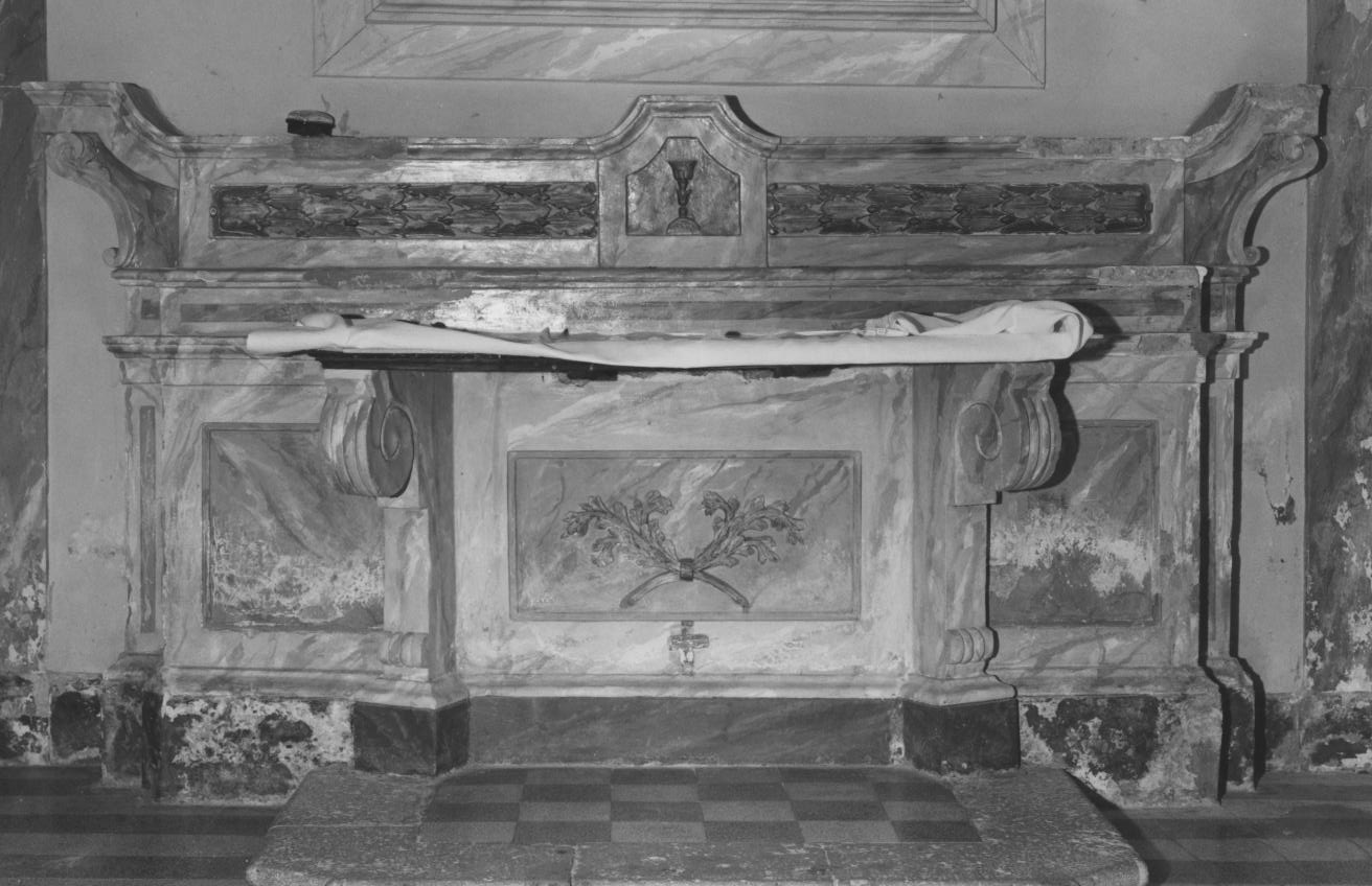altare - bottega lucana (secc. XIX/ XX)