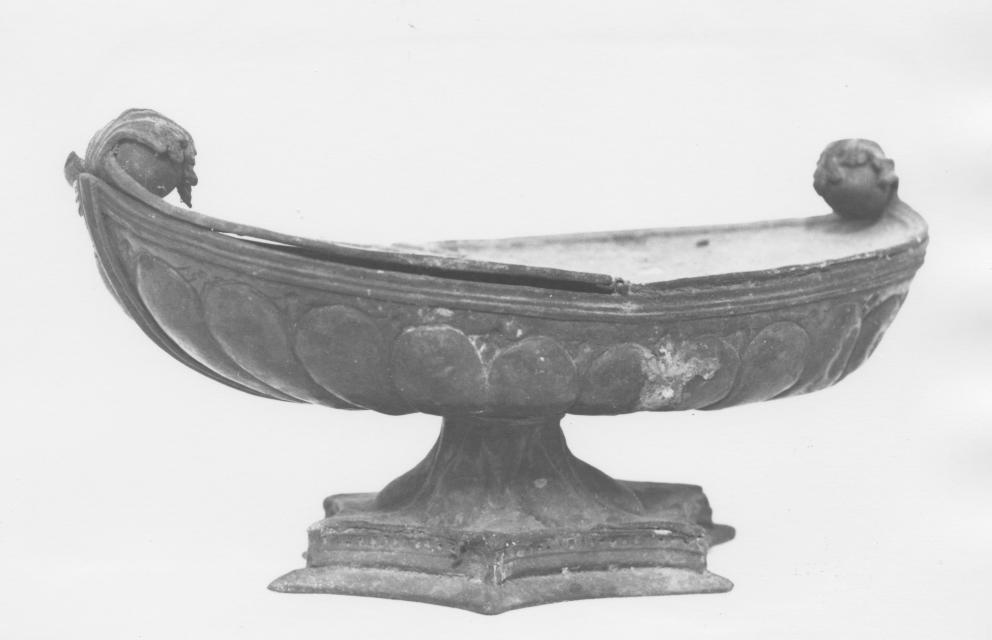 navicella portaincenso - a doppia valva - bottega Italia meridionale (sec. XIX)