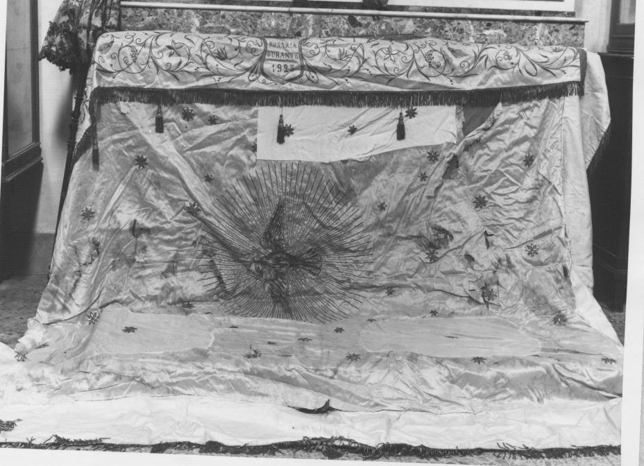 drappellone del baldacchino processionale - manifattura americana (sec. XX)