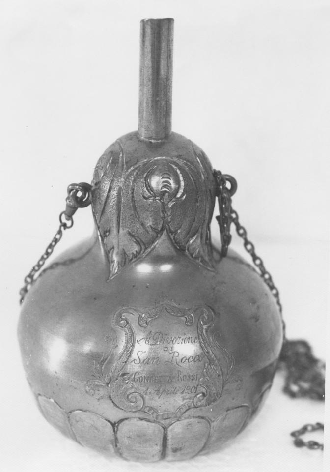 attributo iconografico di immagine sacra - bottega napoletana (sec. XX)