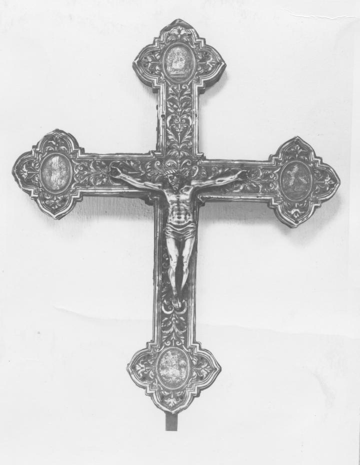 croce processionale - bottega napoletana (sec. XVIII)