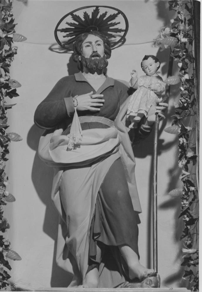 San Giuseppe e Gesù Bambino (statua) - bottega Italia meridionale (sec. XIX)