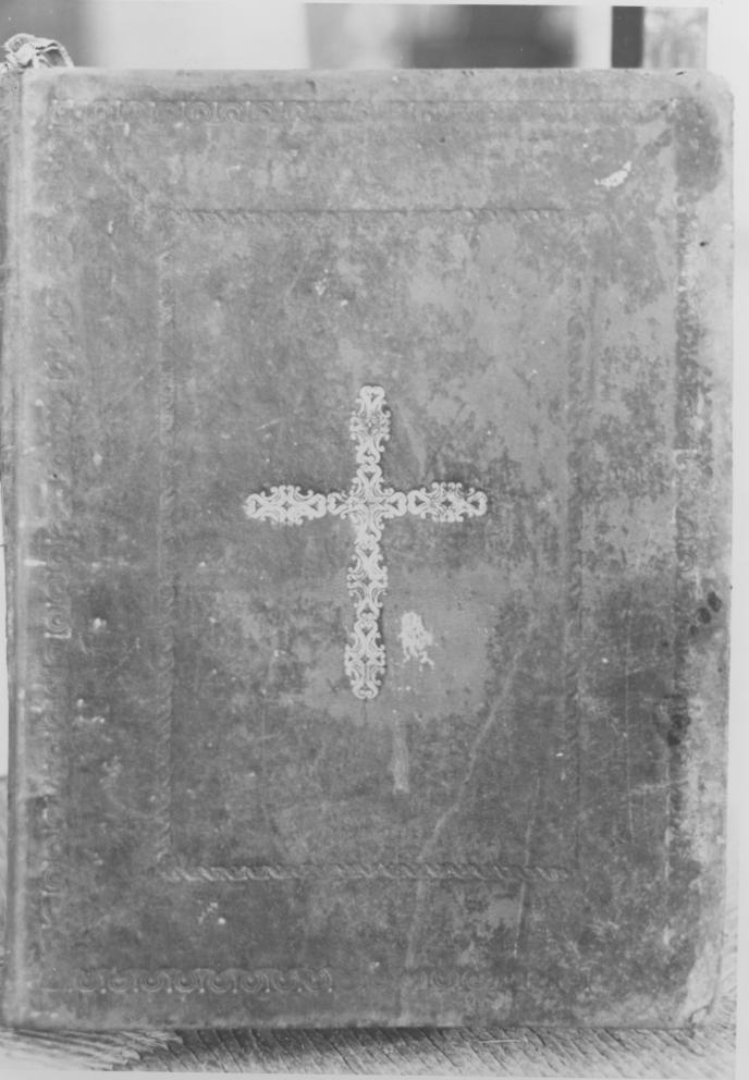coperta di libro liturgico - produzione napoletana (sec. XIX)
