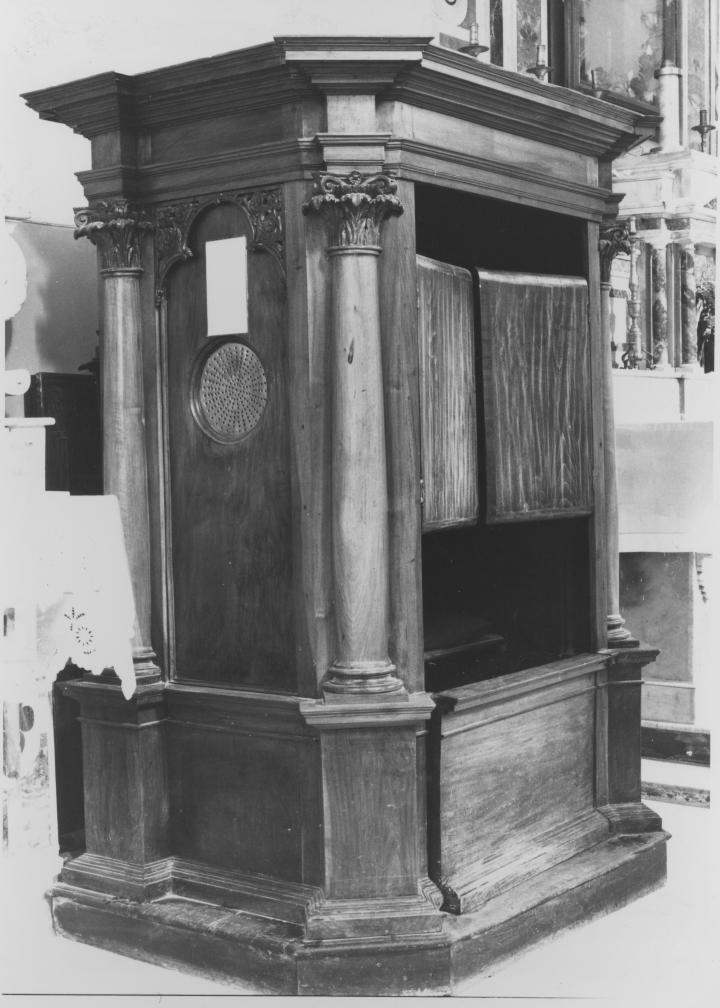 confessionale - bottega Italia meridionale (sec. XIX)