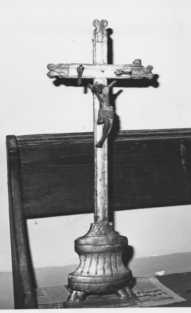 croce d'altare - bottega Italia meridionale (sec. XIX)