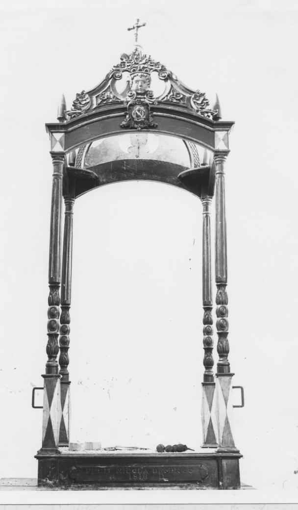 baldacchino processionale di De Minco Nicola (sec. XX)