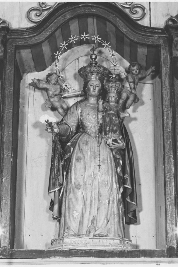 Madonna dell'Abbondanza, Madonna con Bambino e angeli (statua) - bottega Italia meridionale (sec. XIX)