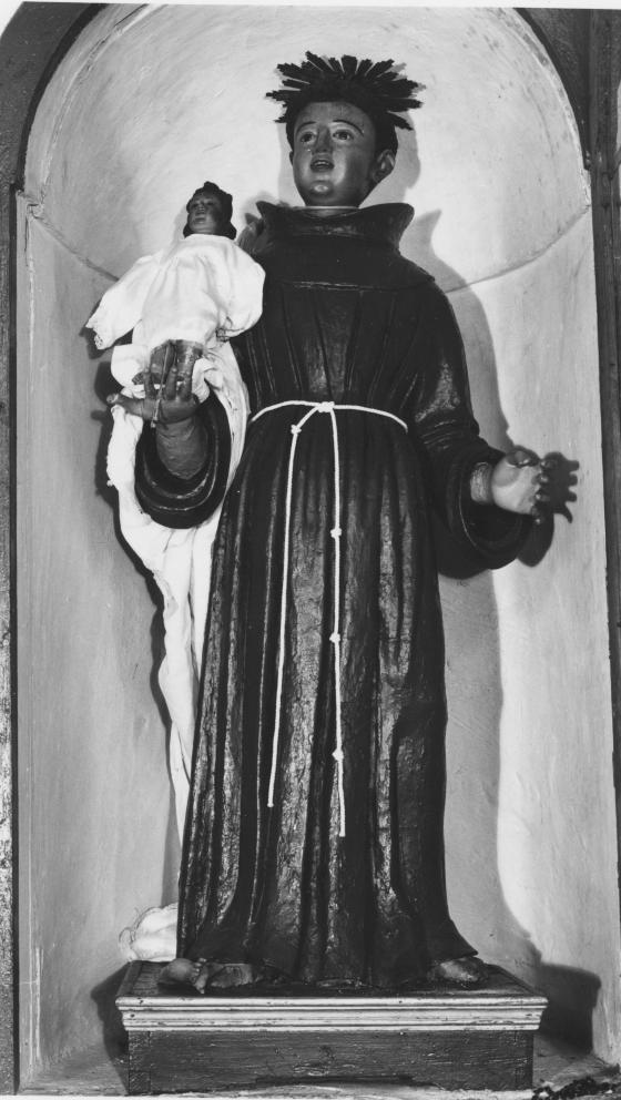 Sant'Antonio da Padova con il bambino (statua) - bottega Italia meridionale (sec. XIX)