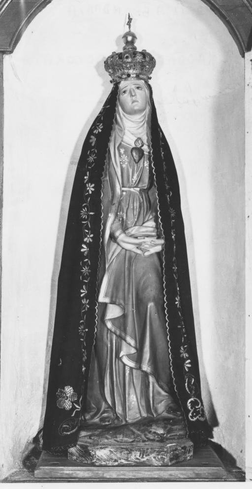 Madonna Addolorata (statua) - bottega Italia meridionale (sec. XX)