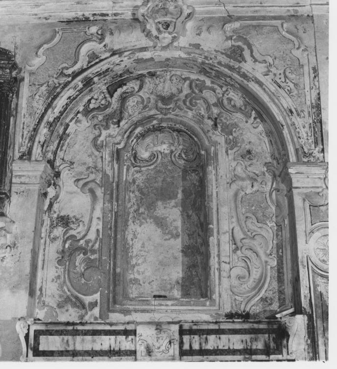 mostra di nicchia - bottega napoletana (metà sec. XVIII)