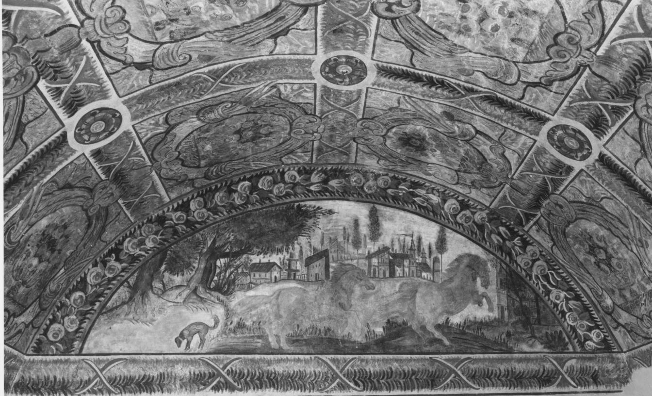 dipinto, complesso decorativo - ambito napoletano (seconda metà sec. XVIII)