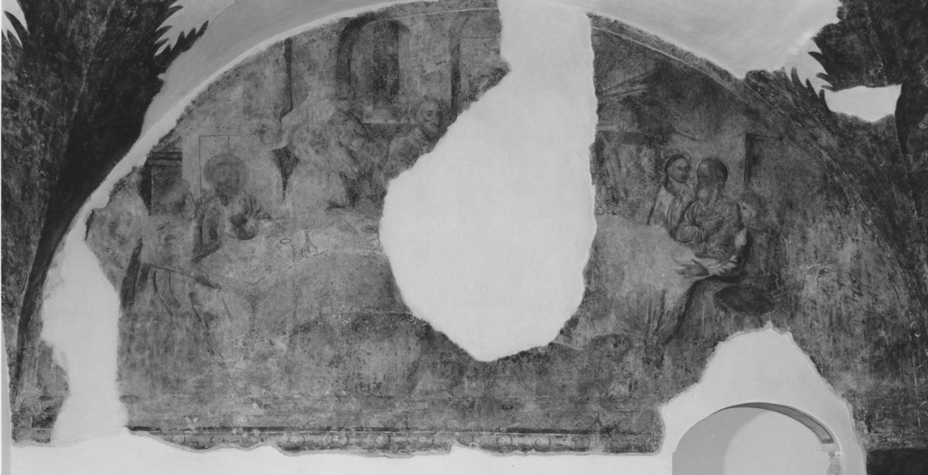 ultima cena, episodi del Nuovo Testamento (dipinto, ciclo) - ambito napoletano (seconda metà sec. XVI)