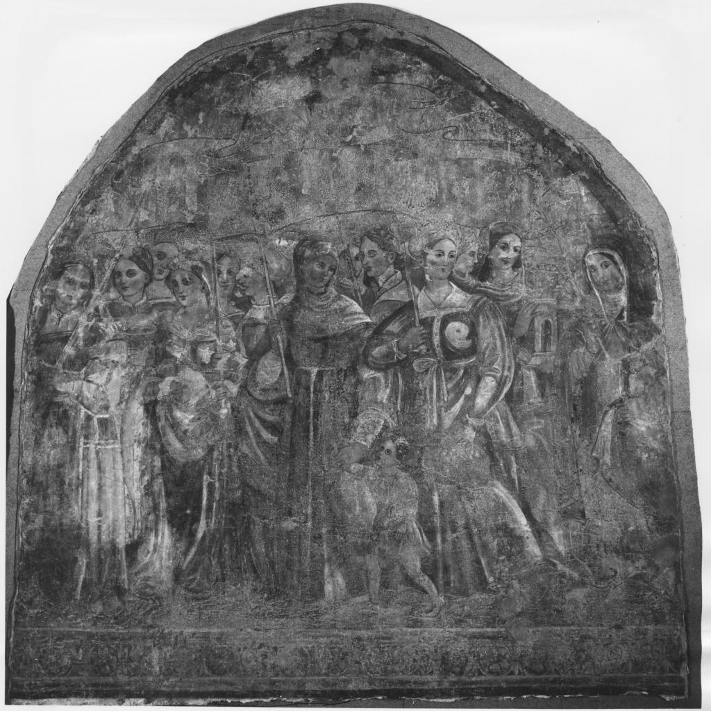Sant'Orsola e Santi (dipinto, ciclo) di Todisco Giovanni (attribuito) (sec. XVI)