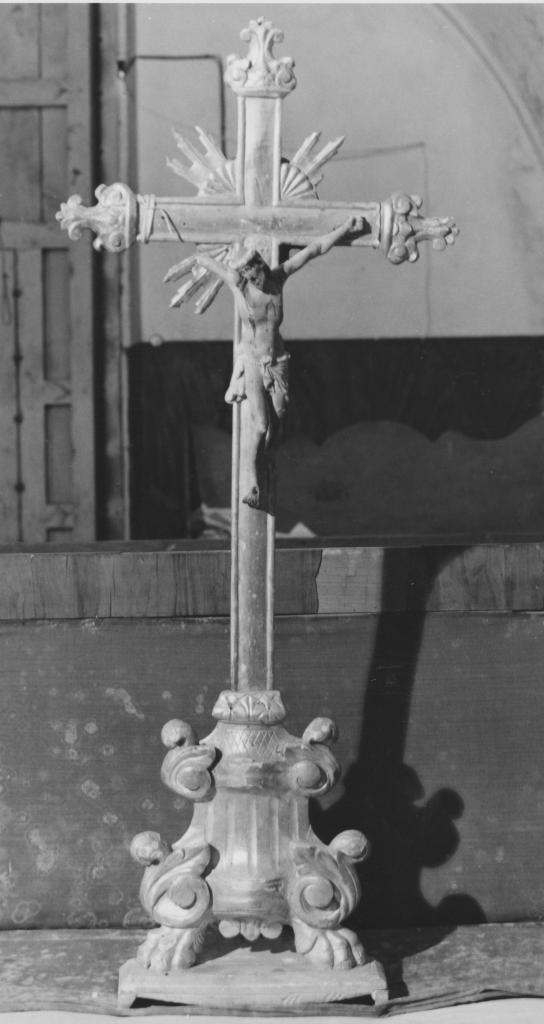 croce d'altare - bottega lucana (seconda metà sec. XVIII)