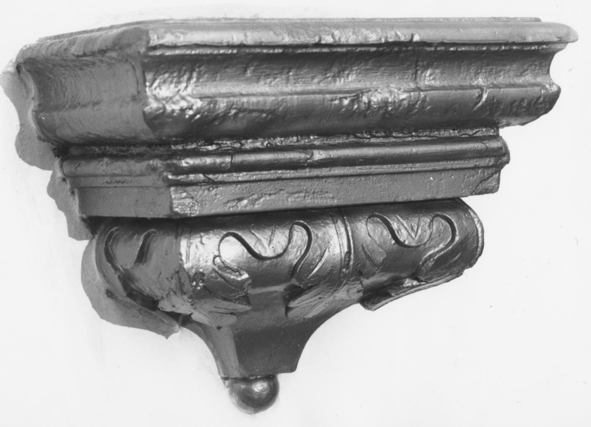 acquasantiera da parete - bottega Italia meridionale (primo quarto sec. XIX)