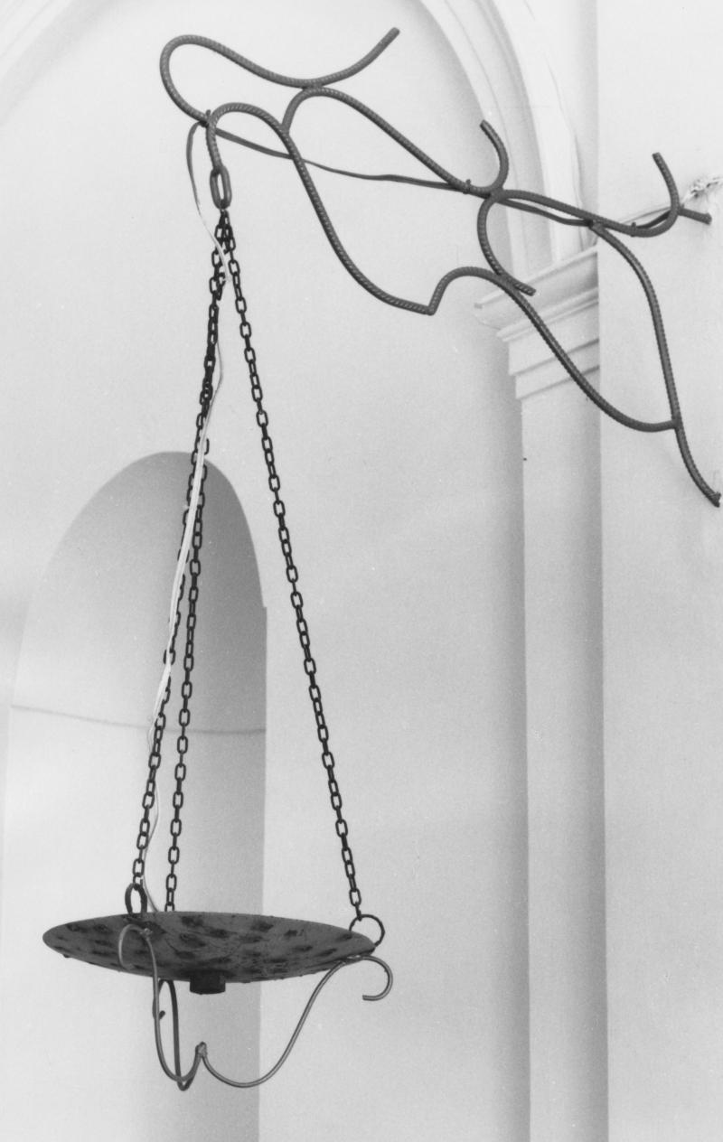 lampada pensile, serie - bottega lucana (ultimo quarto sec. XVIII)