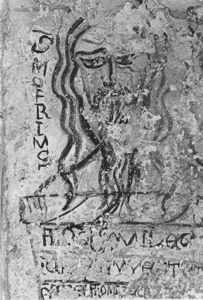 profeta o anacoreta (dipinto) - ambito Italia meridionale (fine sec. XIII)