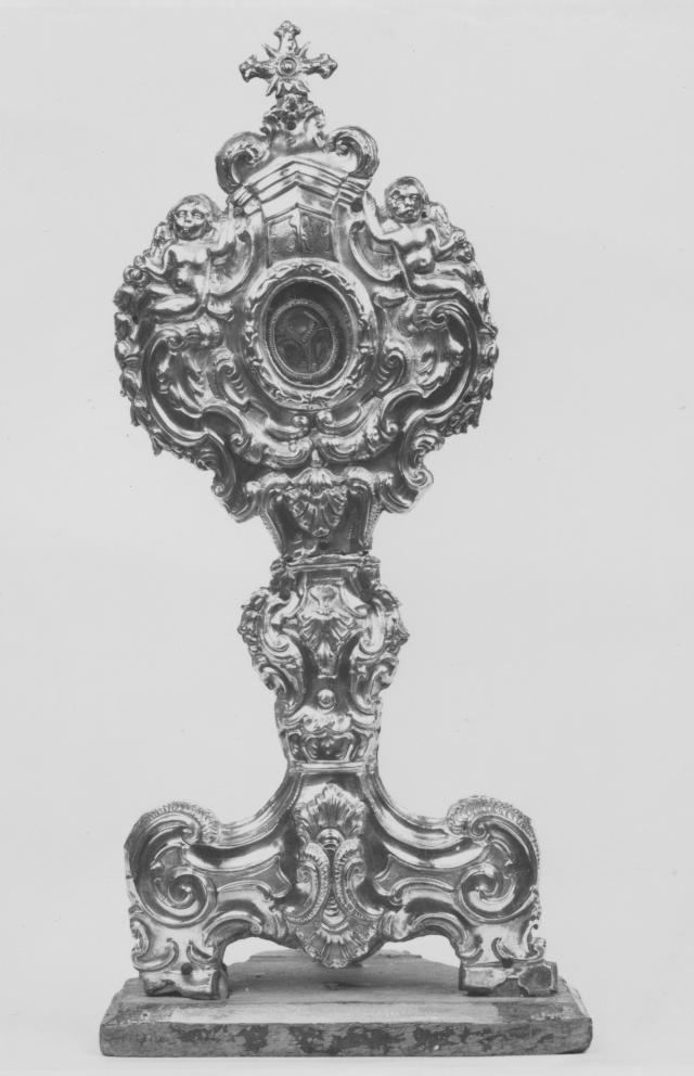 reliquiario - a ostensorio - bottega napoletana (sec. XVIII)