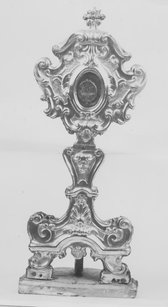 reliquiario - a ostensorio - bottega napoletana (sec. XVIII)