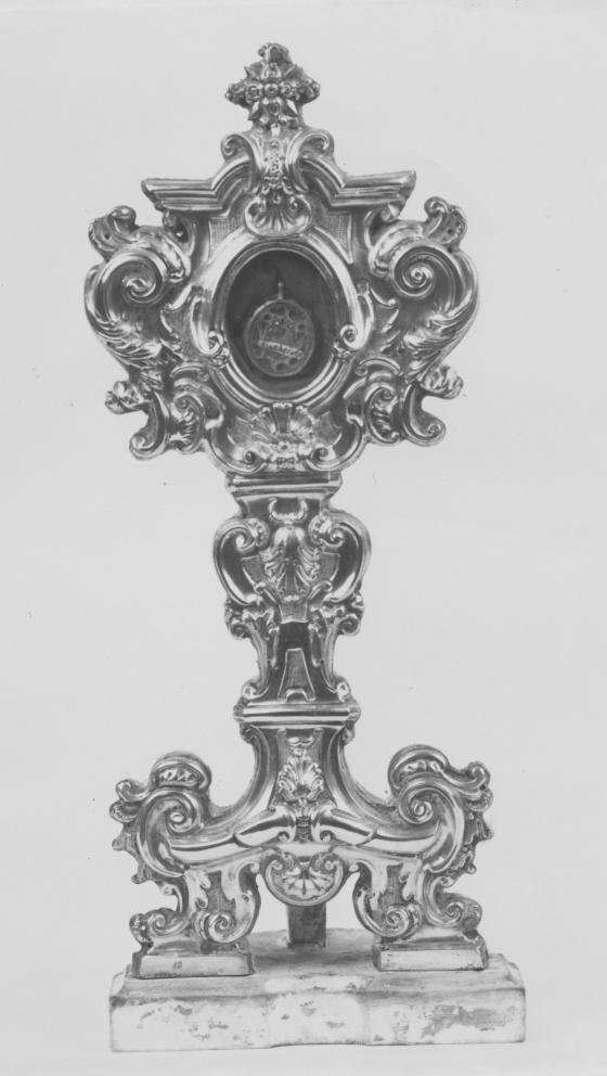 reliquiario - a ostensorio, coppia di Pane Michele (attribuito) (prima metà sec. XIX)