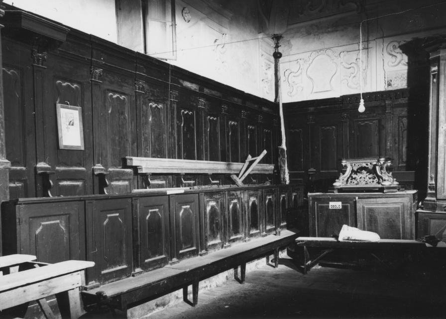 stalli del coro - bottega lucana (seconda metà sec. XIX)