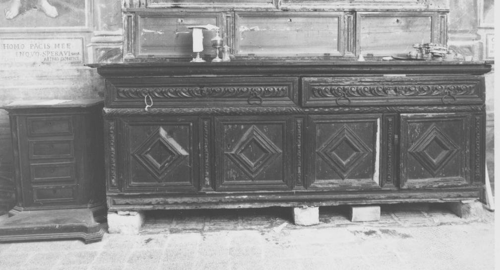 stipo - bottega Italia meridionale (fine/inizio secc. XIX/ XX)