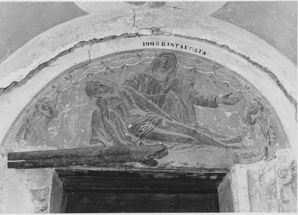 Cristo in pietà (rilievo) - bottega Italia meridionale (inizio sec. XX)