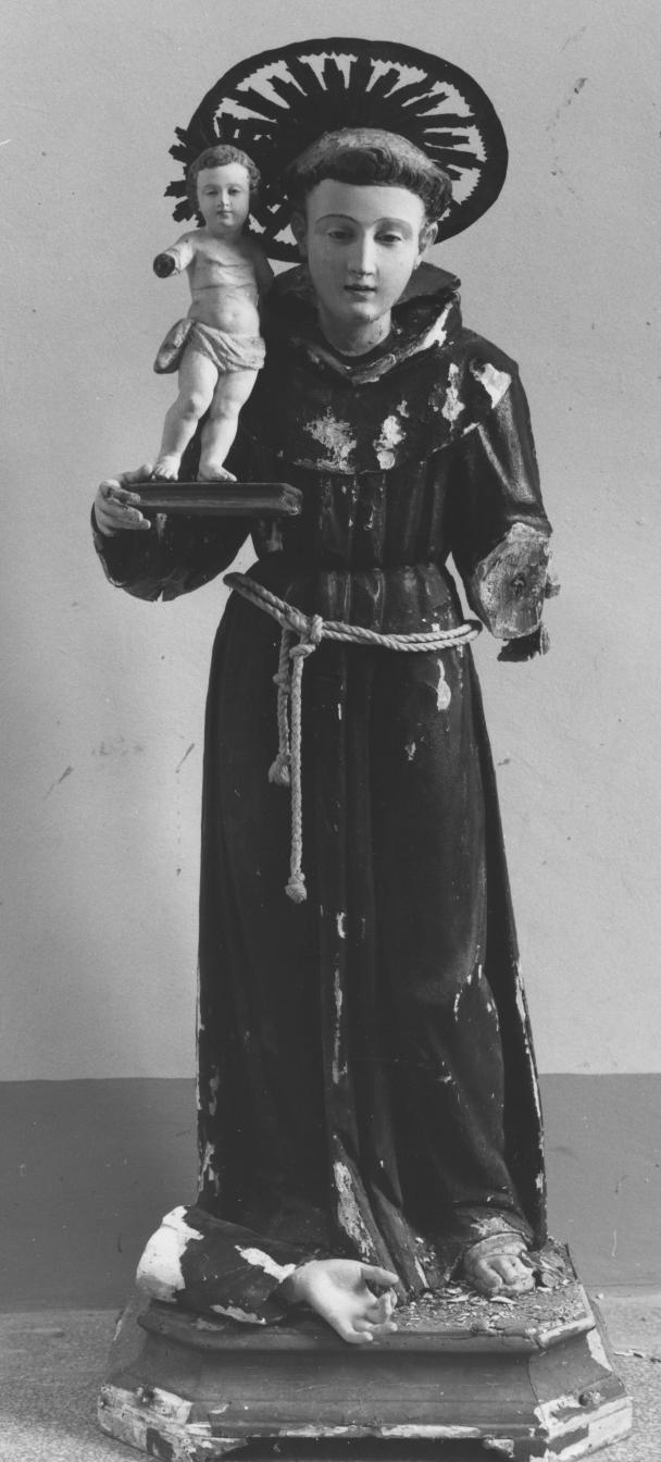 Sant'Antonio da Padova (statua) - bottega Italia meridionale (sec. XVIII)